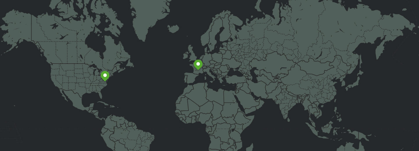 Map of our office locations